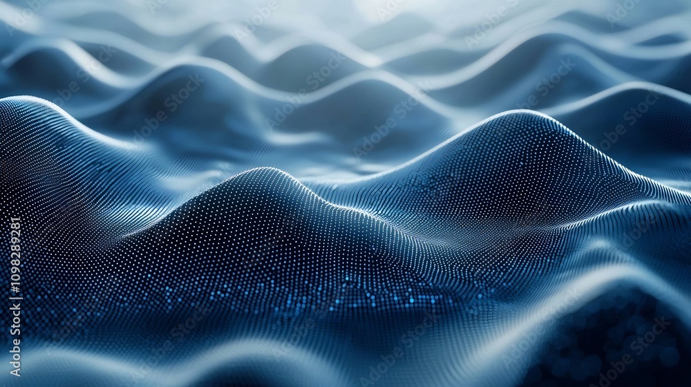 Poster elegant and modern abstract blue technology background with sleek network pattern spacious and futur