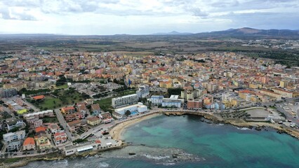 Obraz premium Vue de Porto Torres en Sardaigne en Italie