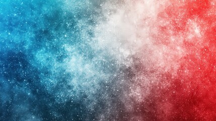 Obraz premium Cosmic Nebula Blue Red Starry Sky Background