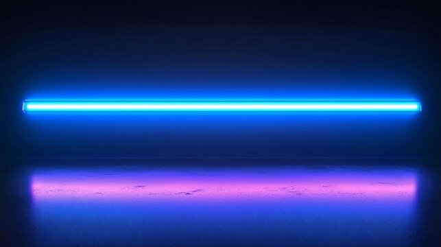 Mesmerizing blue neon light trails dancing across a darkened high tech backdrop creating a captivating futuristic atmosphere with open space for text or graphics