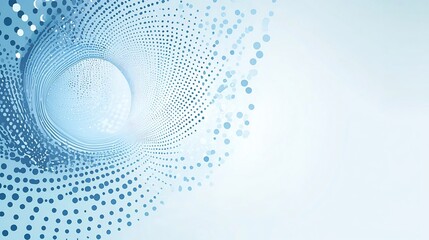 Serene Circular Patterns on Gradient Blue Abstract Background for Modern Design  Elegant and Peaceful Composition with Fluid Shapes Vibrant Colors and Ample Copy Space