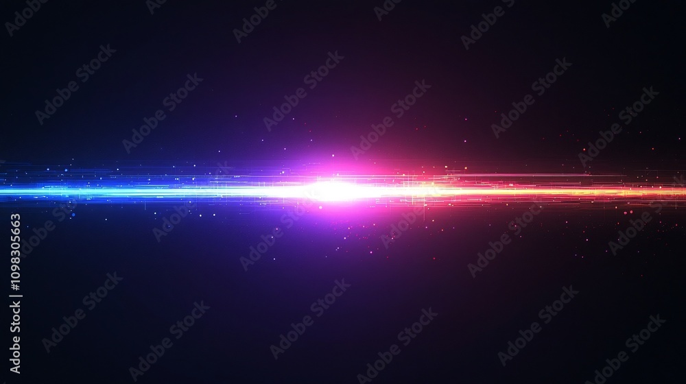 Poster vibrant futuristic tech background with glowing circuit lines in blue and violet hues sleek and digi