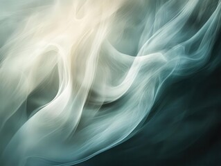 Obraz premium swirling mists and ethereal fog dance in a mesmerizing symphony of light and shadow, creating an abstract visual experience, inviting viewers into a world of fluid motion and mystery
