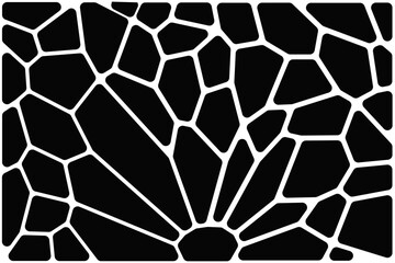 Voronoi,Geometric pattern background forming stone foundation array.