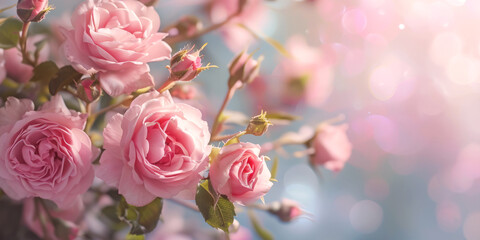 Obraz premium Spring card Valentine's Day Mother's Day Generative AI