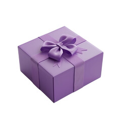Purple Gift Box with Bow