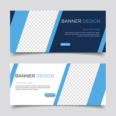  Modern business banner abstract design. Clean simple creative background vector template design