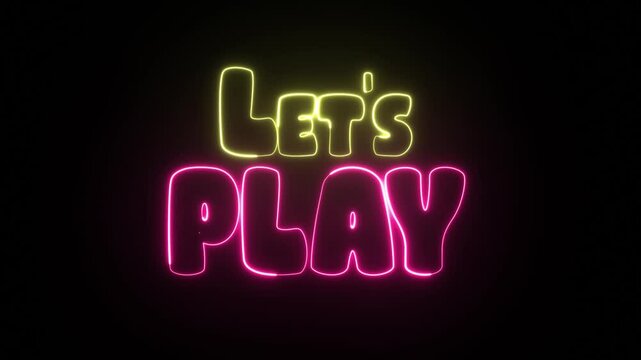 lets play neon animation written video lets play game music animation background neon grid retro space