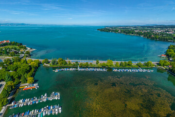 Sommer am bayerischen Bodensee rund um Lindau-Insel