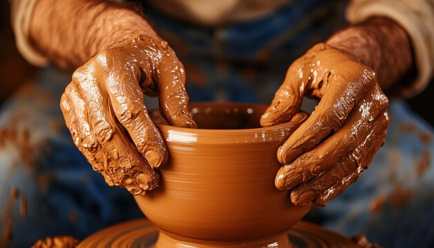 Pottery Workshop: Master Class On Clay Modeling On A Potter'S Wheel. Learn The Art Of Pottery With Hands-On Experience! - Powered by Adobe