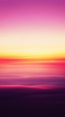 Obraz premium Sunset hues blend from pink to orange and light purple, evoking a warm, twilight feel. The smooth gradient creates a peaceful, glowing mood in this calming scene