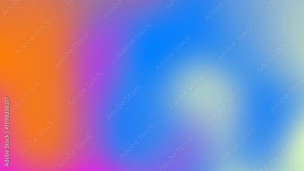 Aufkleber blurred rainbow gradient background suitable for design projects, presentations, social media graphi