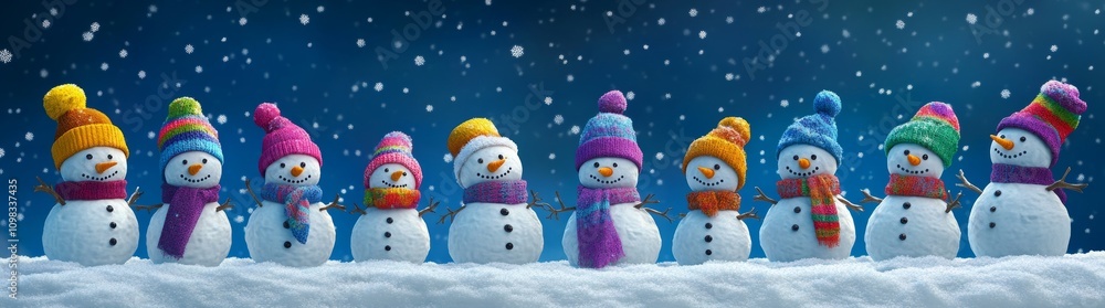 Poster a cheerful merry christmas and happy new year card with room for custom text. it includes multiple s