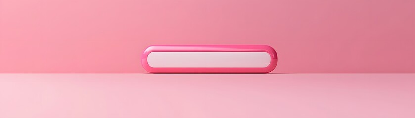 Obraz premium Pink Capsule Shaped Object With White Center