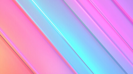 Fototapeta premium Colorful digital background with parallel lines pattern, vaporwave aesthetics vibes, 90's pop neon colors. 
