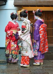 Geishas in Kyoto, Japan
