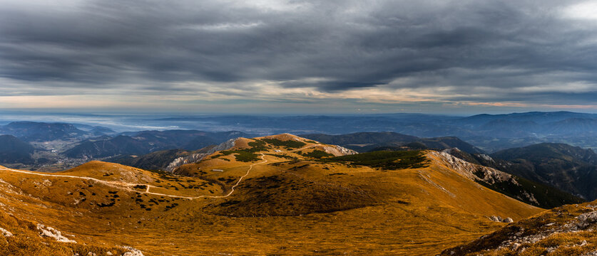 trail in the mountains