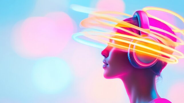 8D Music Experience Immersive Neon Soundscape Adventure