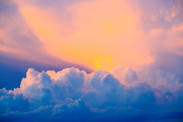 Nice colorful clouds in the morning