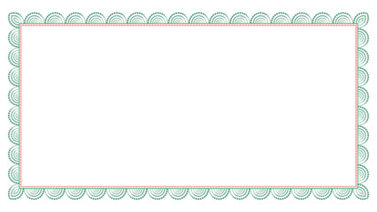 Rectangle corner certificate border pattern line photo frame islamic wedding invitation card background