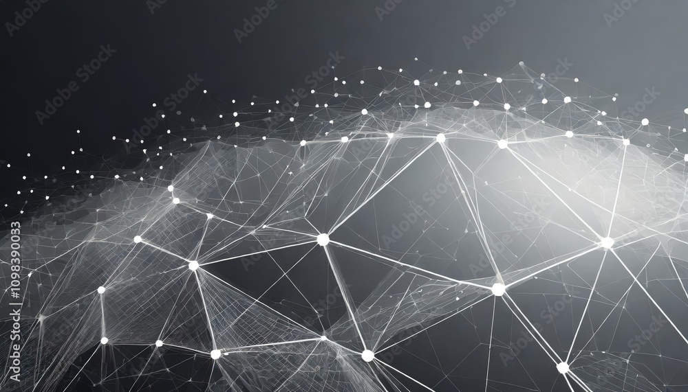 Aufkleber modern networking technology and big data connectivity wallpaper â€“ minimalist software development