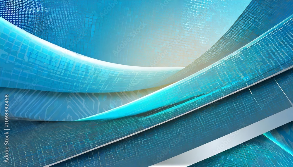 Poster modern digital abstract d background with vibrant color gradients and futuristic design elements. id