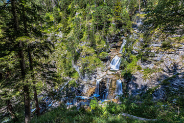 Kuhfluchtwasserfälle Farchant, Alpen