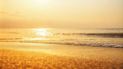 Gradated abstract golden background with soft gradient colors, warm landscapes, sunny disposition, calming effect, sunlit day, optimistic mood