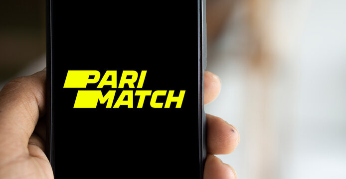Dhaka, Bangladesh- 23 Nov 2024: Parimatch logo is displayed on smartphone. Parimatch is an international sports betting company.