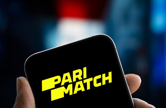 Dhaka, Bangladesh- 23 Nov 2024: Parimatch logo is displayed on smartphone. Parimatch is an international sports betting company.