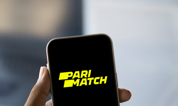 Dhaka, Bangladesh- 23 Nov 2024: Parimatch logo is displayed on smartphone. Parimatch is an international sports betting company.