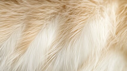 Fototapeta premium Close-up of soft animal fur nature macro photography warm environment textured viewpoint comfort concept