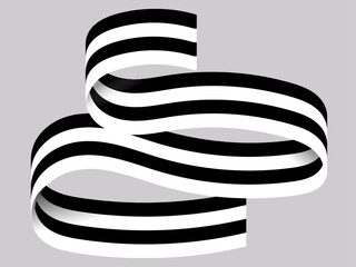 Abstract design a dynamic 3d hand-draw geometric pencil brush art