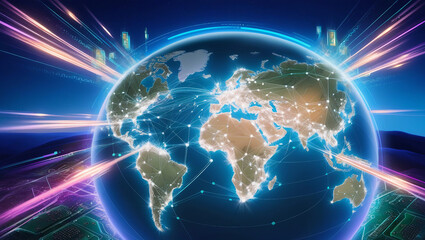 Fototapeta premium earth in space