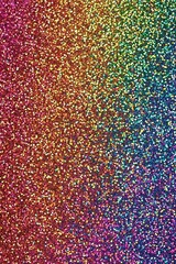 Vibrant multicolor bokeh lights with a sparkling effect.