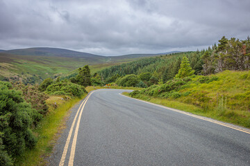 Fototapeta premium Wicklow, Ireland - June 30 2024 