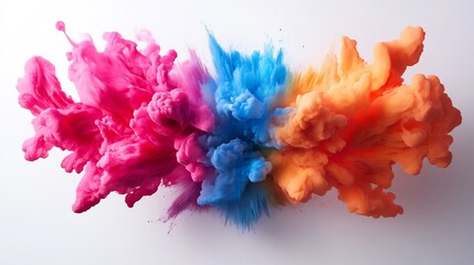 Obraz premium Abstract colorful ink explosion in water.