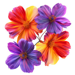 Fototapeta premium Vibrant Cosmos Flowers