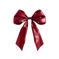 Red Satin Bow