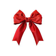 Red Satin Bow
