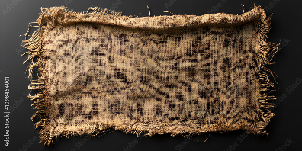 Aufkleber rustic burlap texture: a natural and earthy backdrop for your projects. this high-resolution image f