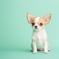 Obraz premium Adorable Chihuahua Puppy Cute Dog Small Breed Pet Animal