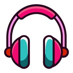 headphones clipart cartoon Illustration drawing