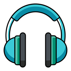 headphones clipart cartoon Illustration drawing