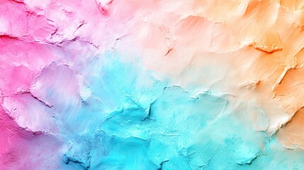 Fototapeta premium Colorful abstract background with soft gradients of pink, orange, and blue hues.