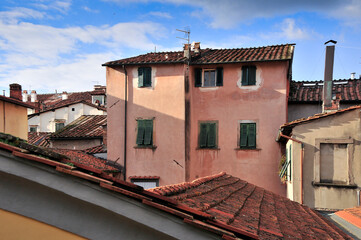 Obraz premium The Italian medieval city of Lucca, Tuscany