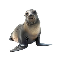 Obraz premium Close-up of a Sea Lion with a Curious Expression