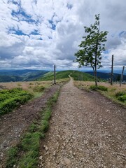 Przepiękny krajobraz Beskidu Śląskiego. Polska