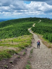 Przepiękny krajobraz Beskidu Śląskiego. Polska