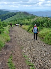 Przepiękny krajobraz Beskidu Śląskiego. Polska